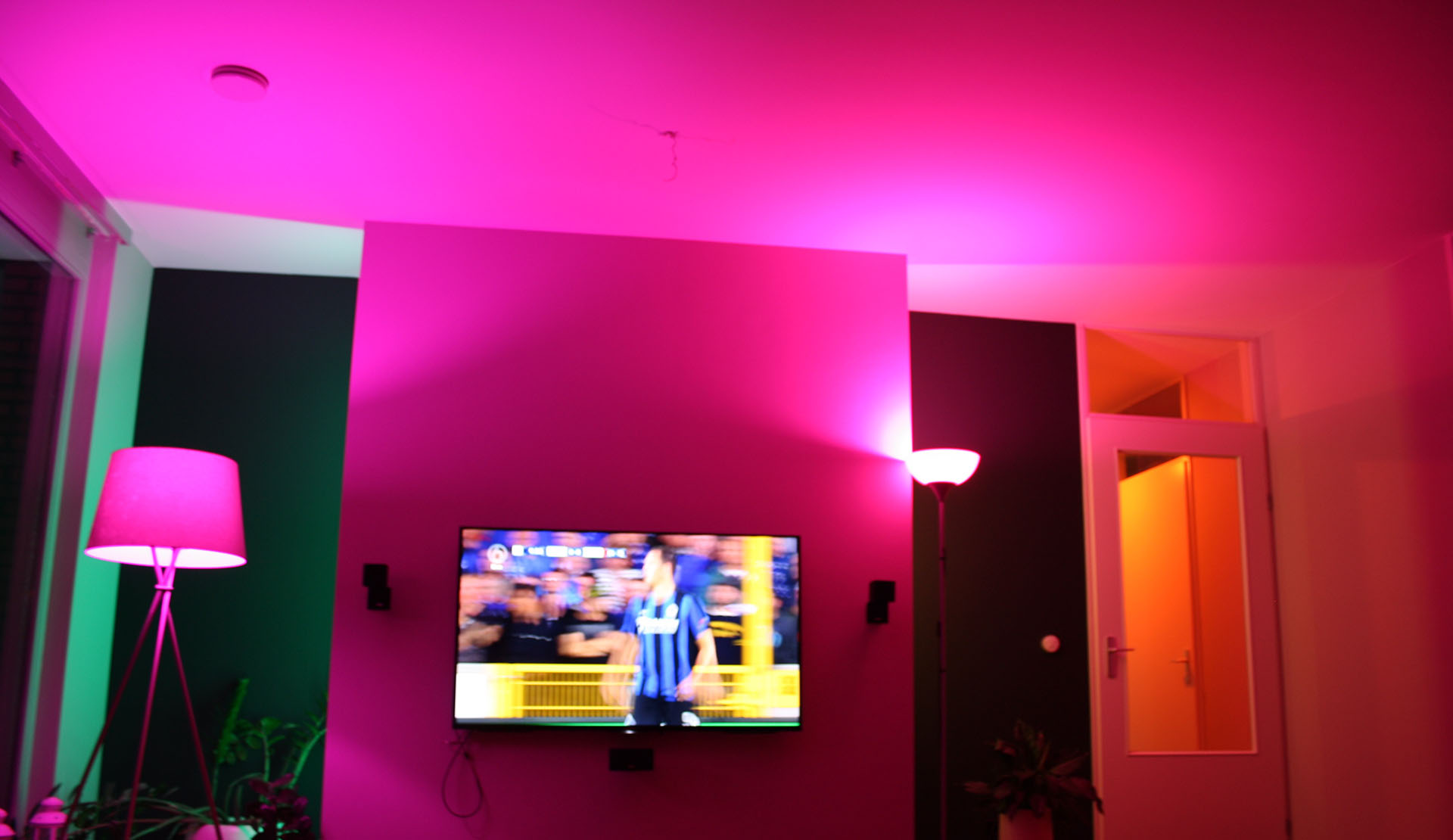 Verlichting in kleur philips hue domotica center